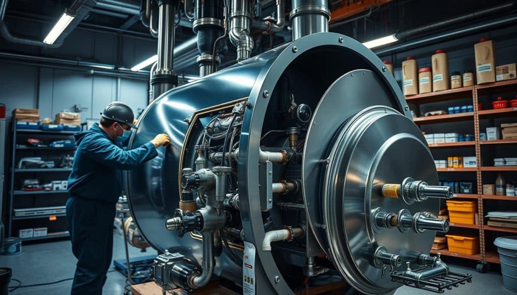 How often should a boiler be cleaned?