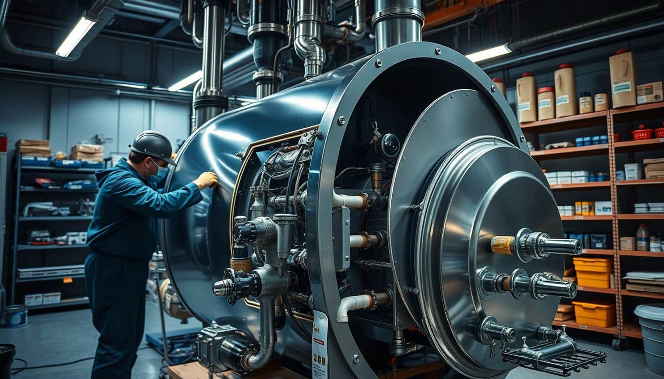 How often should a boiler be cleaned?