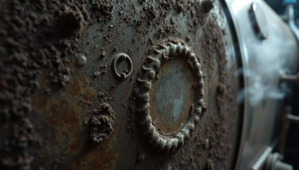 What are common signs of a dirty boiler?